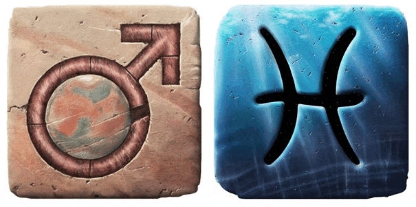 Marte en Piscis